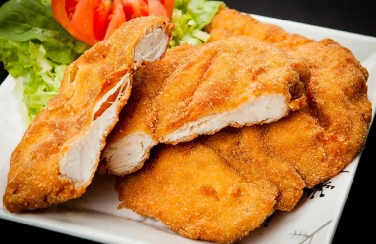 filé de frango empanado