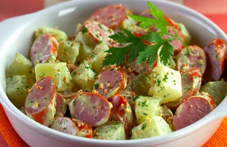 salada de salsicha