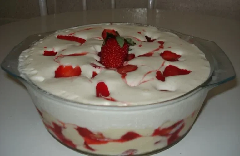 pavê de morango