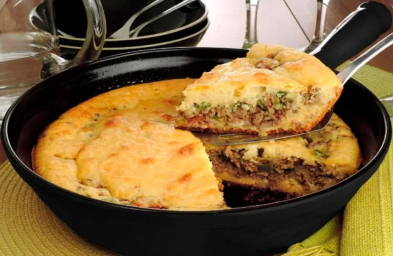 Torta de Frango de Frigideira