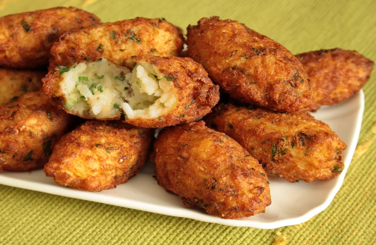 receita de bolinho de arroz