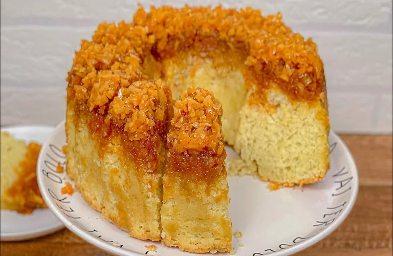 bolo cocada delicioso que você não vai parar de comer