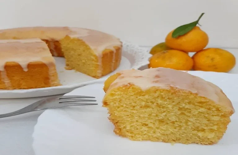 bolo de tangerina com casca fofinho