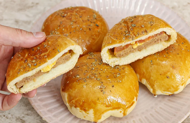hamburguer de forno