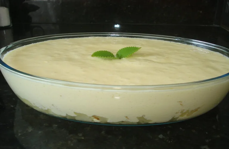 mousse de abacaxi delicioso