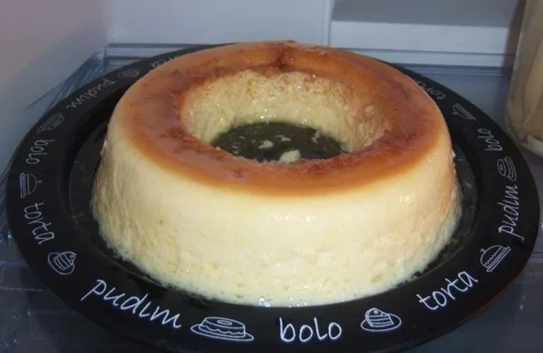 pudim de leite condensado no microondas