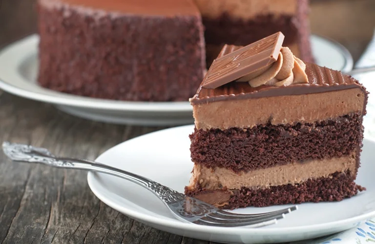 bolo mousse de chocolate