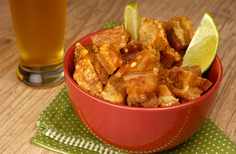 torresmo na airfryer