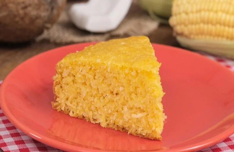 bolo de milho com coco super fofinho