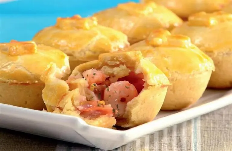 receita de empada de camarão cremosa