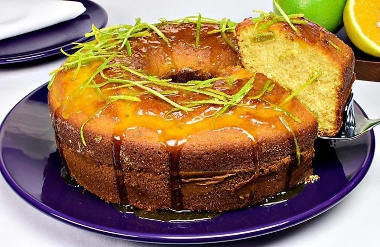 bolo de fubá com laranja caipira da fazenda