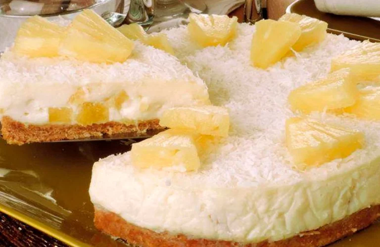 torta de abacaxi ricota e coco
