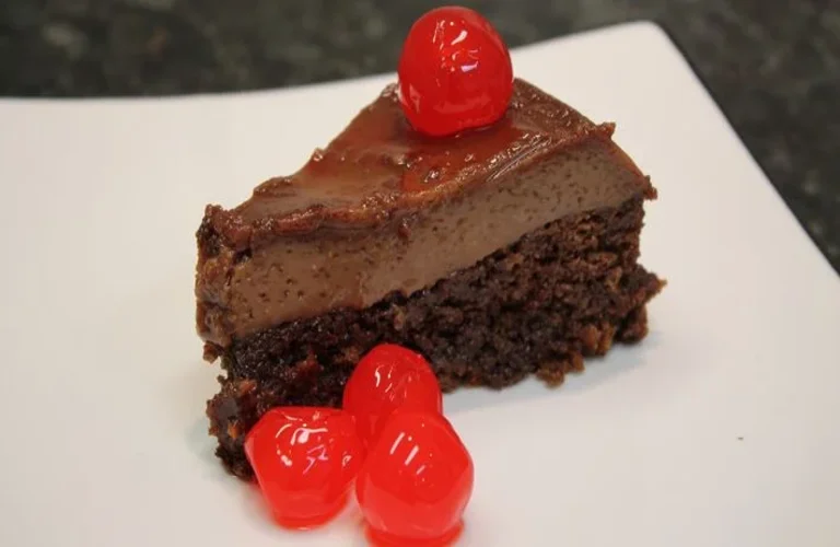 bolo pudim de chocolate