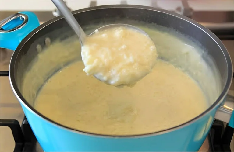arroz doce cremoso da fazenda