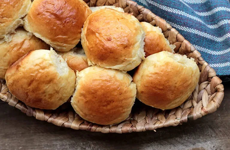 pão de batata macio e fofinho recheado