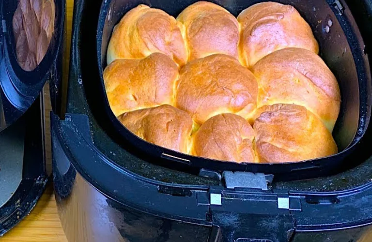 pão na airfryer