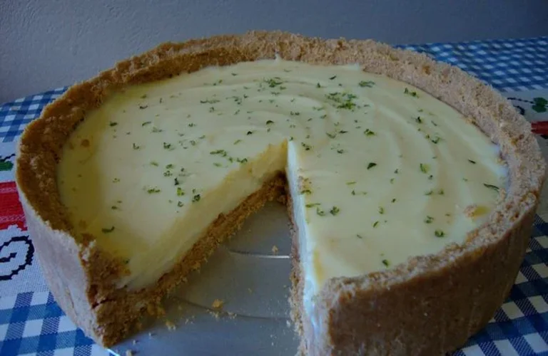 torta de limão sem gelatina