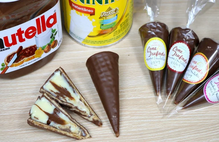 cone trufado recheado