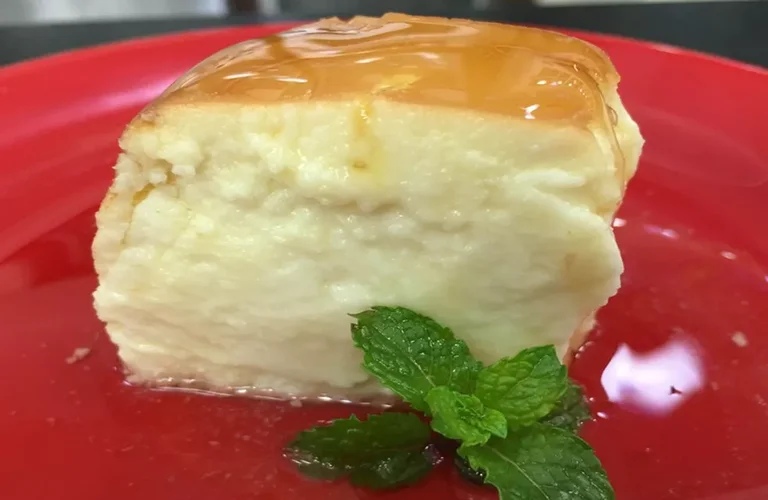 pudim de 2 ingredientes com iogurte