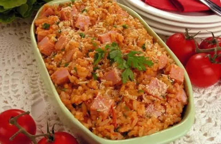 arroz cremoso em 5 minutos