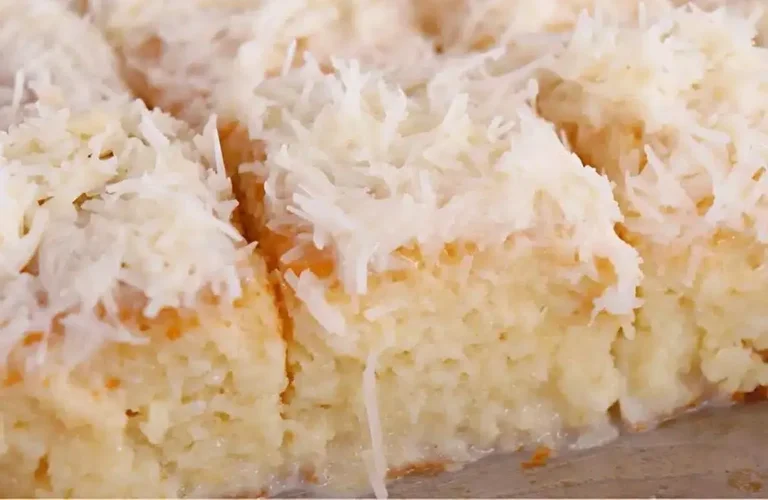 bolo gelado de coco saudável e saboroso