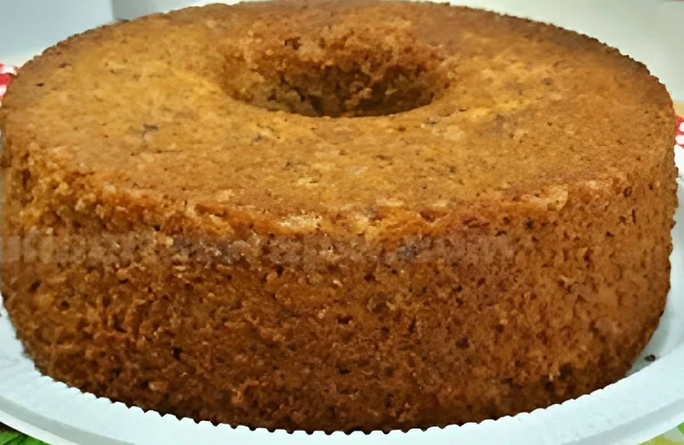 bolo sem farinha sem açúcar e sem leite