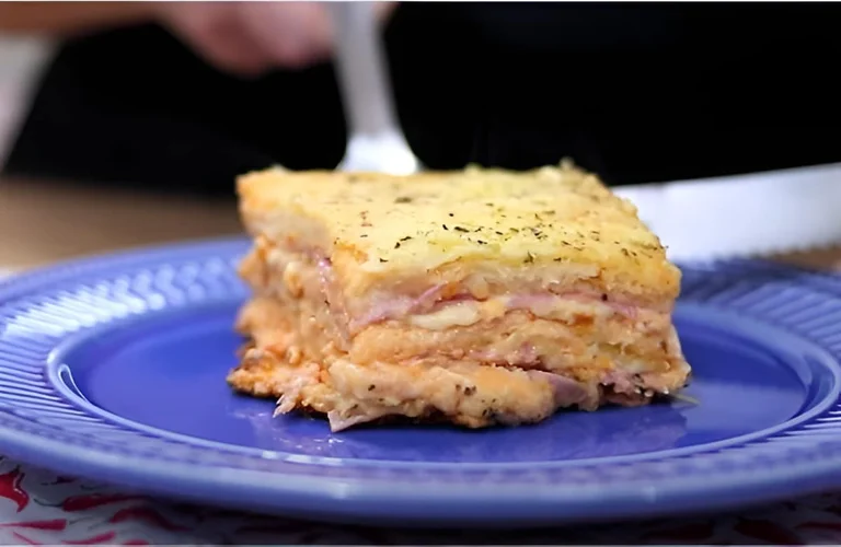 lasanha com pão de forma deliciosa