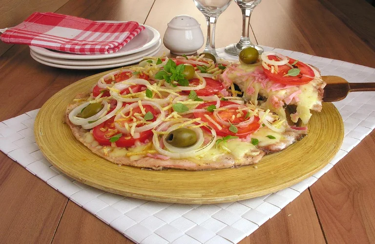 pizza de pacu deliciosa