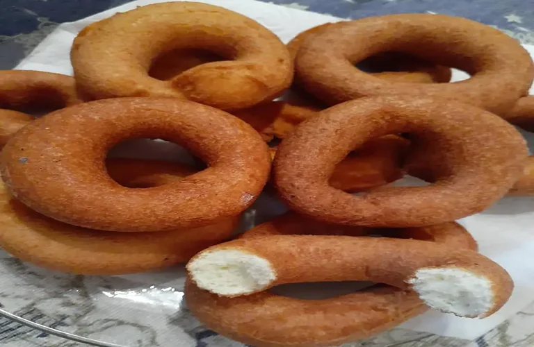 receita de biscoito frito fácil