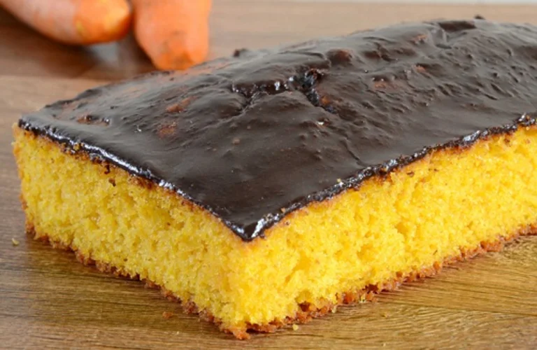 receita de bolo de cenoura para o lanche
