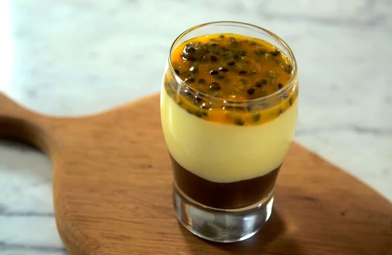 receita de mousse de maracujá e chocolate