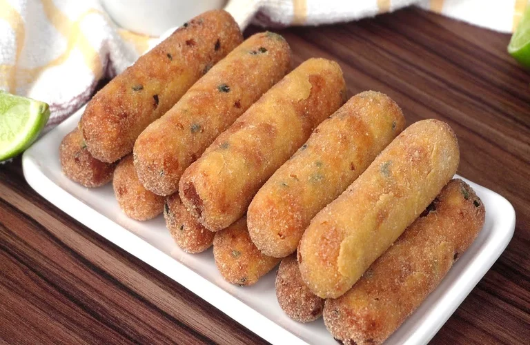 receita de croquete de frango simples e prático