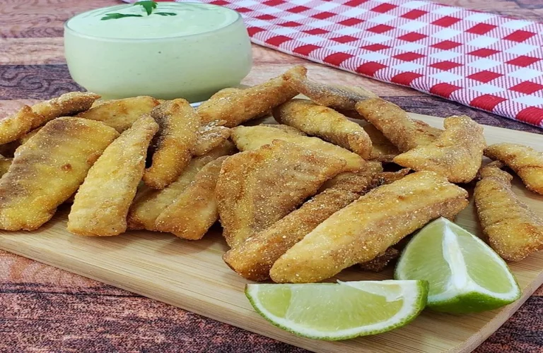 receita de cação empanado