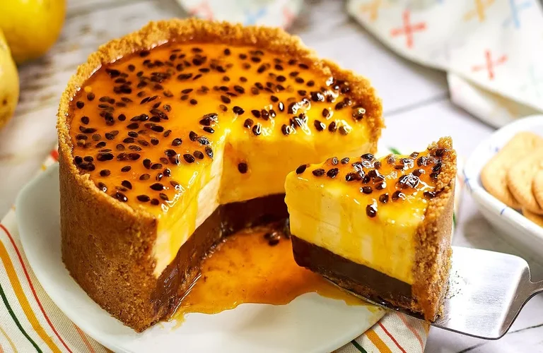 receita de torta de maracujá cremosa simples de fazer e rápido