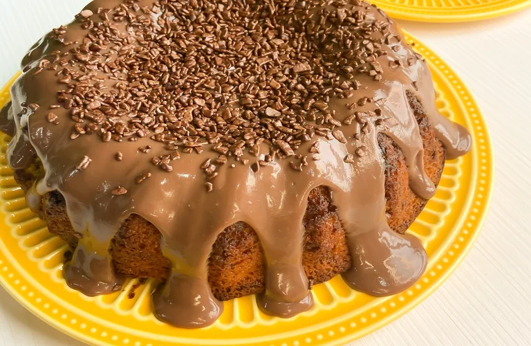 receita de bolo de cenoura com brigadeiro