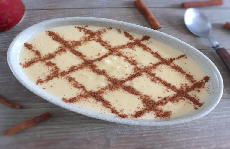 receita de arroz doce cremoso simples e fácil de fazer