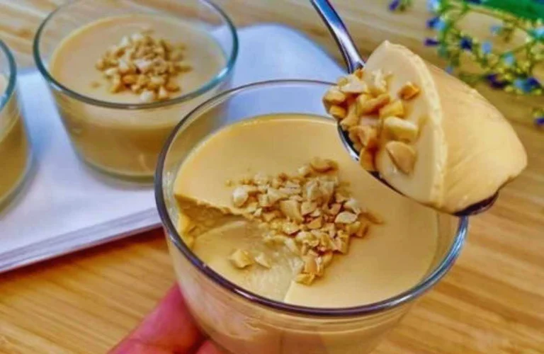 receita de mousse de amendoim com caramelo