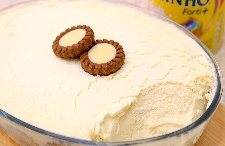receita de cremosão de leite ninho
