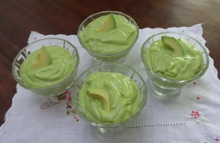 receita de cremoso de coco e abacate