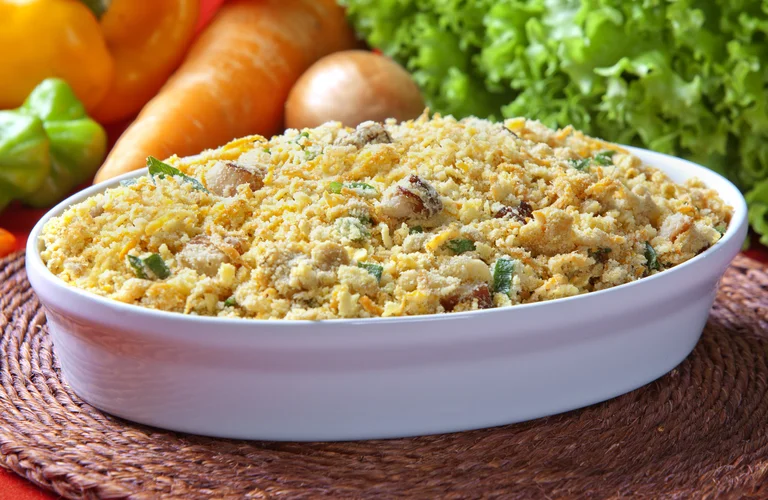 receita de farofa de banana fácil