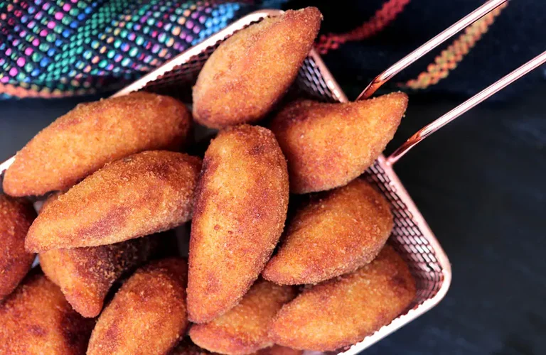 receita de risole de carne moída que sai sequinho na air fryer