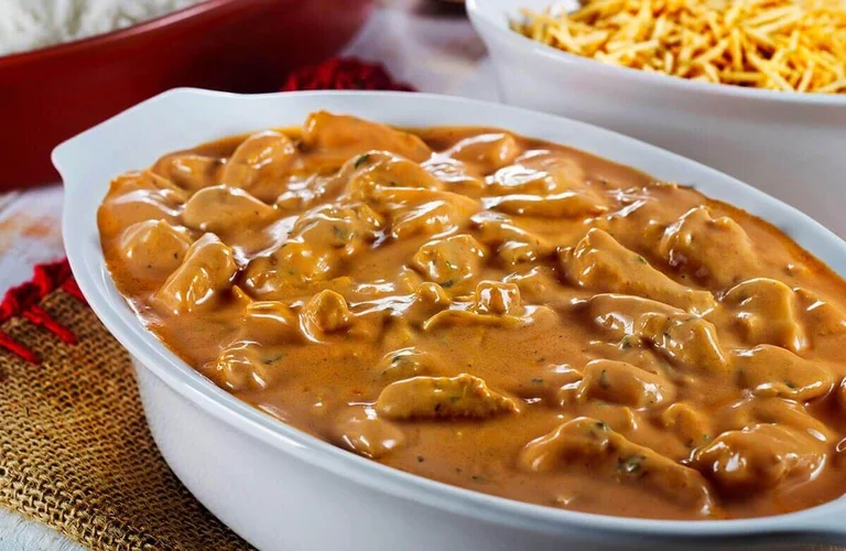 strogonoff de frango simples