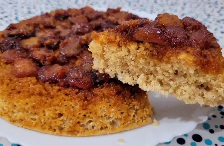 bolo de banana sem glúten e sem lactose, bem fofinho