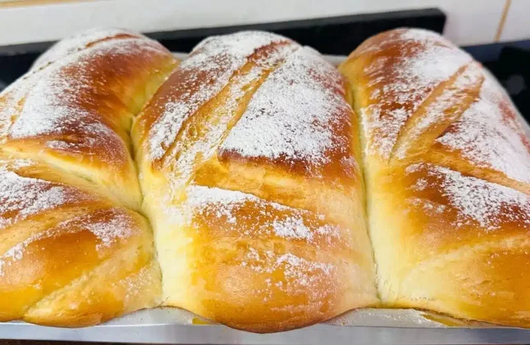 pão caseiro super macio e quentinho